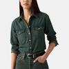 Levis Casual Comfortable Button Down Point Collar Denim Long Sleeve Shirt Women Shirts 16786-0109