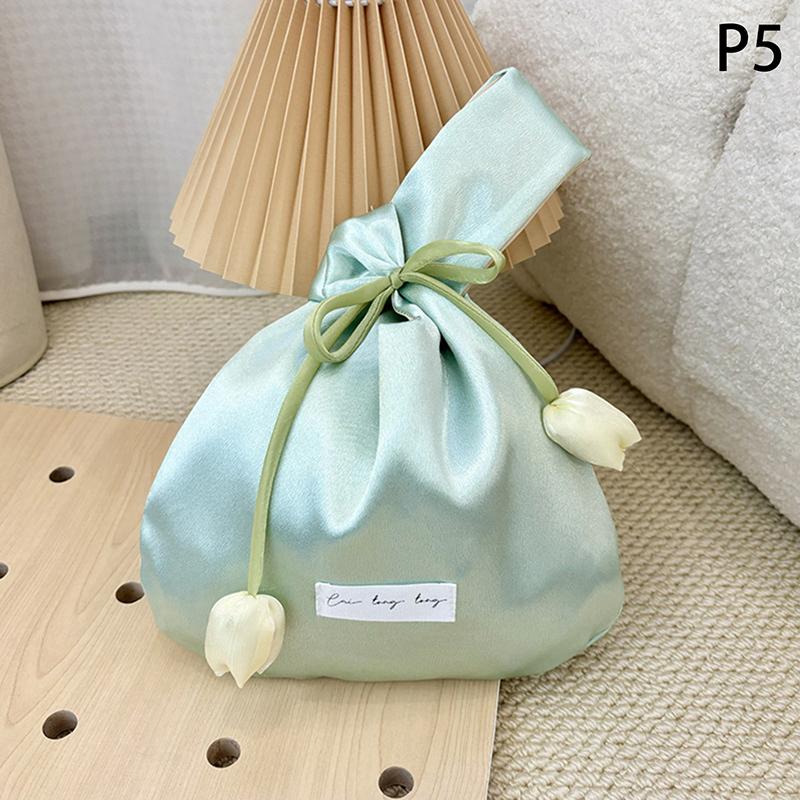 

Chinese Ethnic Style Cloth Wrist Bag Handheld Flower Handbag Mini Hanfu Cheongsam Bag Female Cosplay Handbag Matching Bag