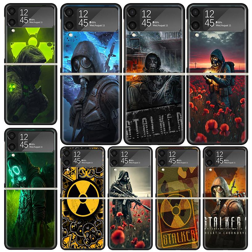 Game S-Stalker Cases For Samsung Galaxy Z Flip 4 5 6 7 3 Z Flip7 Flip6 Flip4 Flip5 Flip3 5G Hard Shockproof Fundas Cover