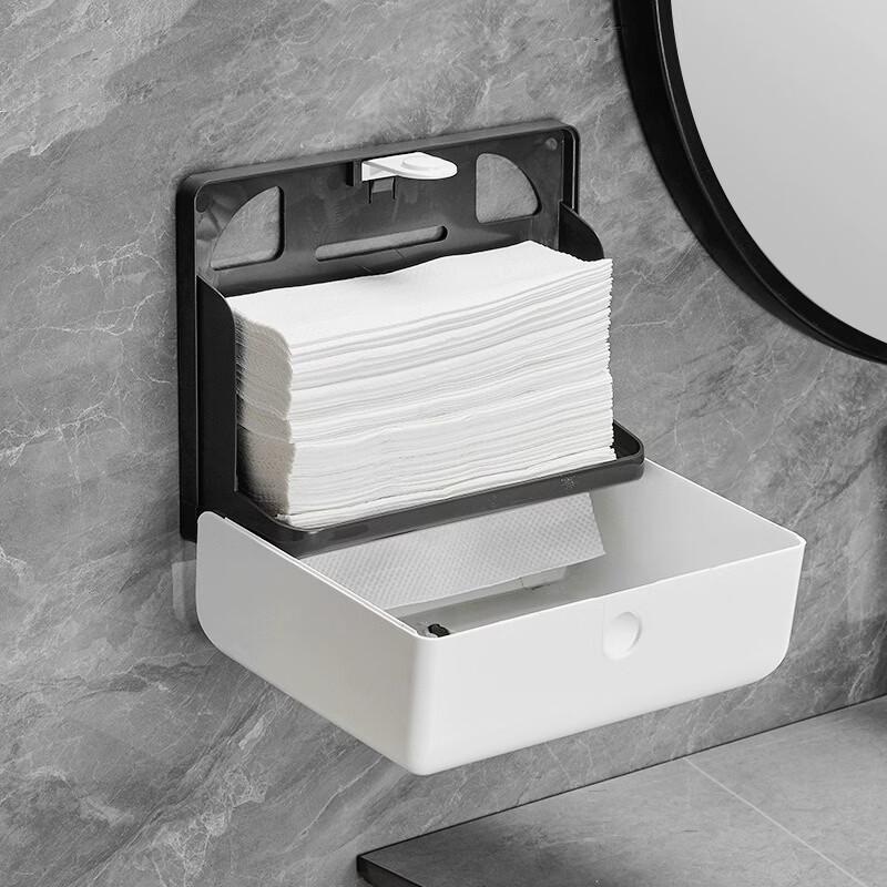 OIMG No-Drill Wall-Mounted Bathroom Tissue Box
