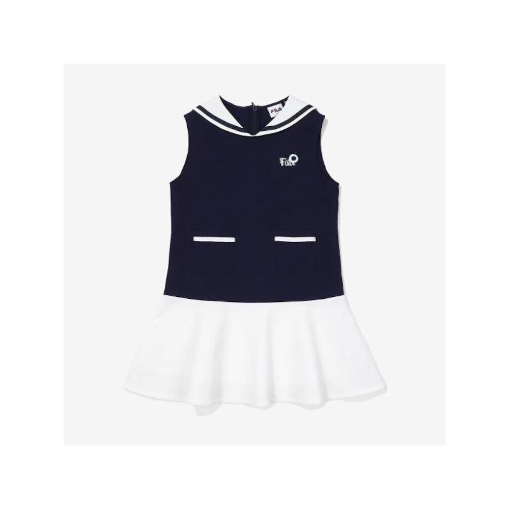 

[fila Kids] Seersucker Dress Fk2opf2301f Owh q0zFk2opf2301fOwh OFFWHITE/110
