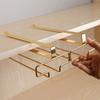 Lightweight Goblet Storage Shelf Two rows Wine Glass Holder Wine Glass Hanging Rack  Kitchen Tools