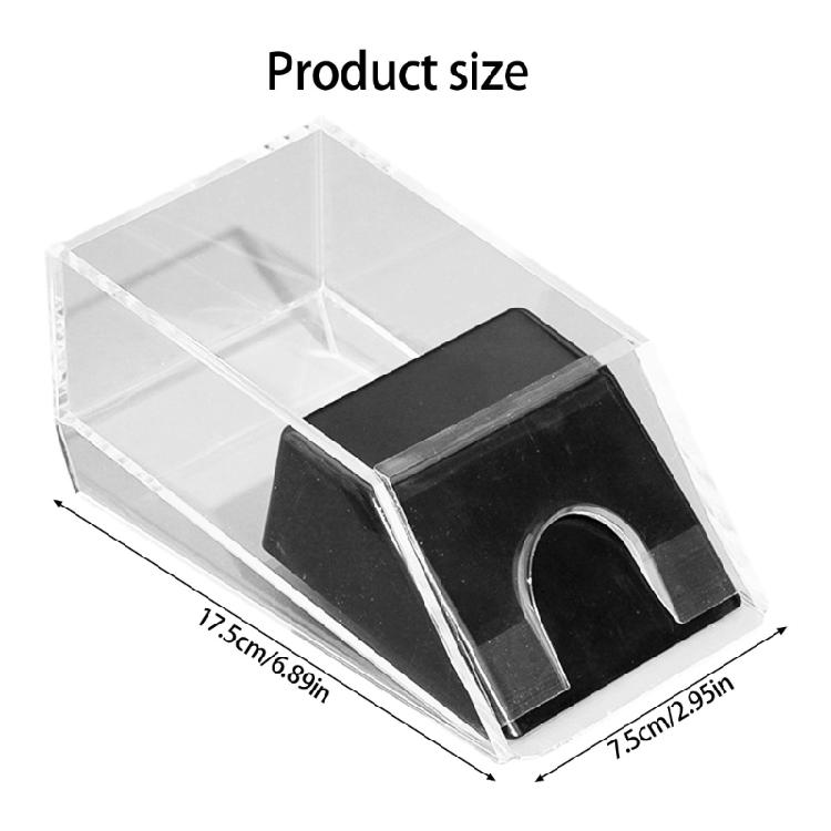 Blackjacks Shoe and Discard Tray Clear Blackjacks Shoe Discard Tray Acrylic Dispenser Discard Holder Trays