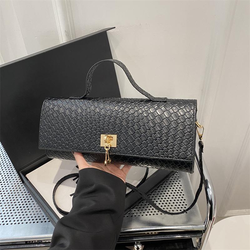 Design di nicchia personalizzato, Stile casual occidentale, Semplice monospalla, Tendenza casual, Borsa da donna, Borsetta quadrata piccola alla moda