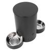 Automatic Cat and Dog Food Dispenser for 2 3L Timed Smart Food Dispenser with Voice Remote Dual Power Dual Bowl for Dry Food Cats, Cat/Dog Reminder,