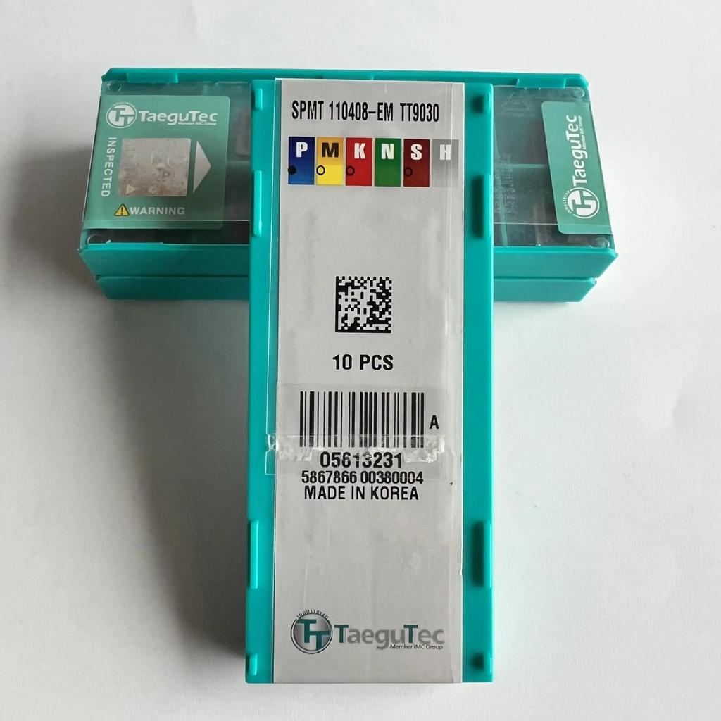 TaeguTec / SPMT110408EM TT9030 /Alloy Blade 10 Pcs