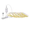PIR Hareket Sensörlü USB 5V COB LED Şerit 3MM 5MM 8MM 320LED/M Yüksek Yoğunluklu Esnek FOB LED Bant 3000K-6000K Şerit Halat Işıkları