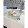[Soft Sheepskin] Summer Shoes Platform Casual Mary Jane Shoes Women's 2025 Summer New Velcro Little White Shoes