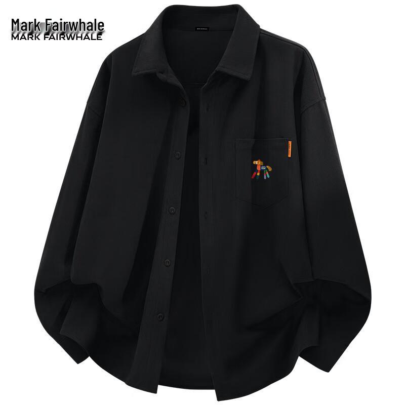 Mark Fairwhale Men s Long-Sleeve Textured Corduroy Workwear Shirt L