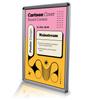 Hotdogger Poster Frame Poster Panel Snap Frame Aluminum Snap Opening and Closing Type [A1 Size] One-touch