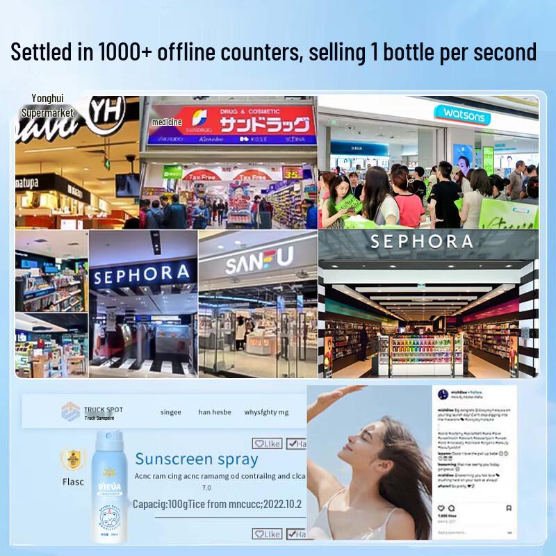 BEAI Kids Crystal SPF50 Sunscreen Spray