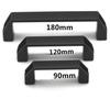 Schwarze Schrankgriffe 90/120/150/180mm für Küche, Bad & Schlafzimmer, Werkzeugkasten Koffer Ausrüstungsschrank Griffe Schubladenknöpfe