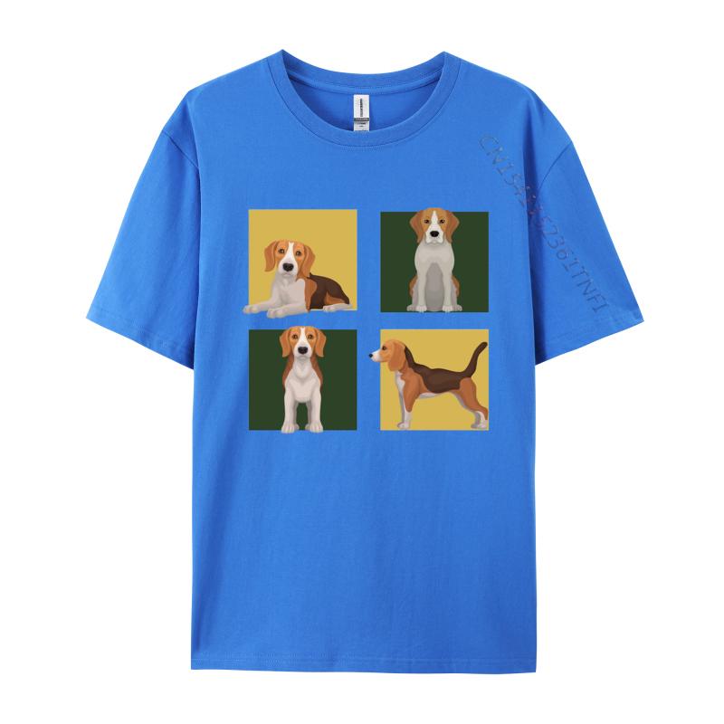 Cute Beagle T-shirt Vintage Gift T-Shirt High Quality Casual T Shirt Cotton Tees For Black Graphic T Shirts