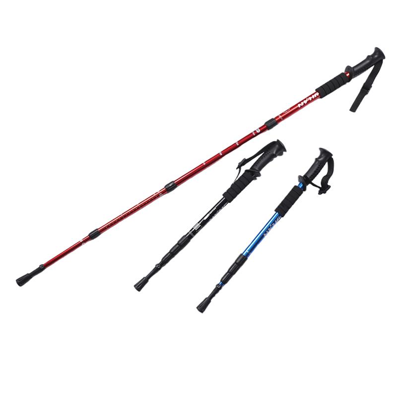 51-110Cm Aluminiumlegierung Teleskopstock Wanderstöcke Outdoor Wanderstöcke Trekking Kletterstöcke Wanderstöcke Alpenstock