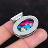 Cotton candy turquoise pendant vintage pendant gemstone jewelry 925 sterling silver pendant handmade pendant gifts for him brand new pendant