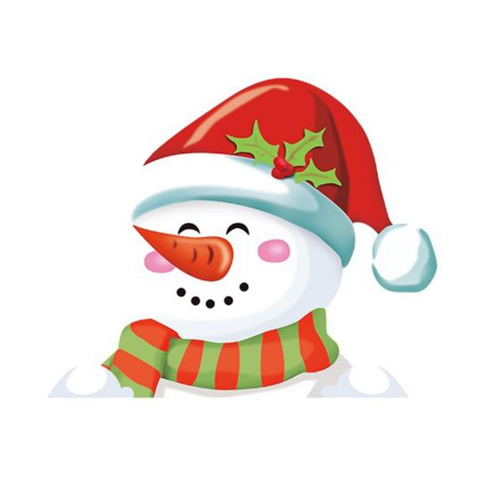 Christmas Toilet Sticker Removable Waterproof Self-adhesive Santa Claus Snowman Elf Gnome Bathroom Wall Toilet Seat Lid Decoration Decal
