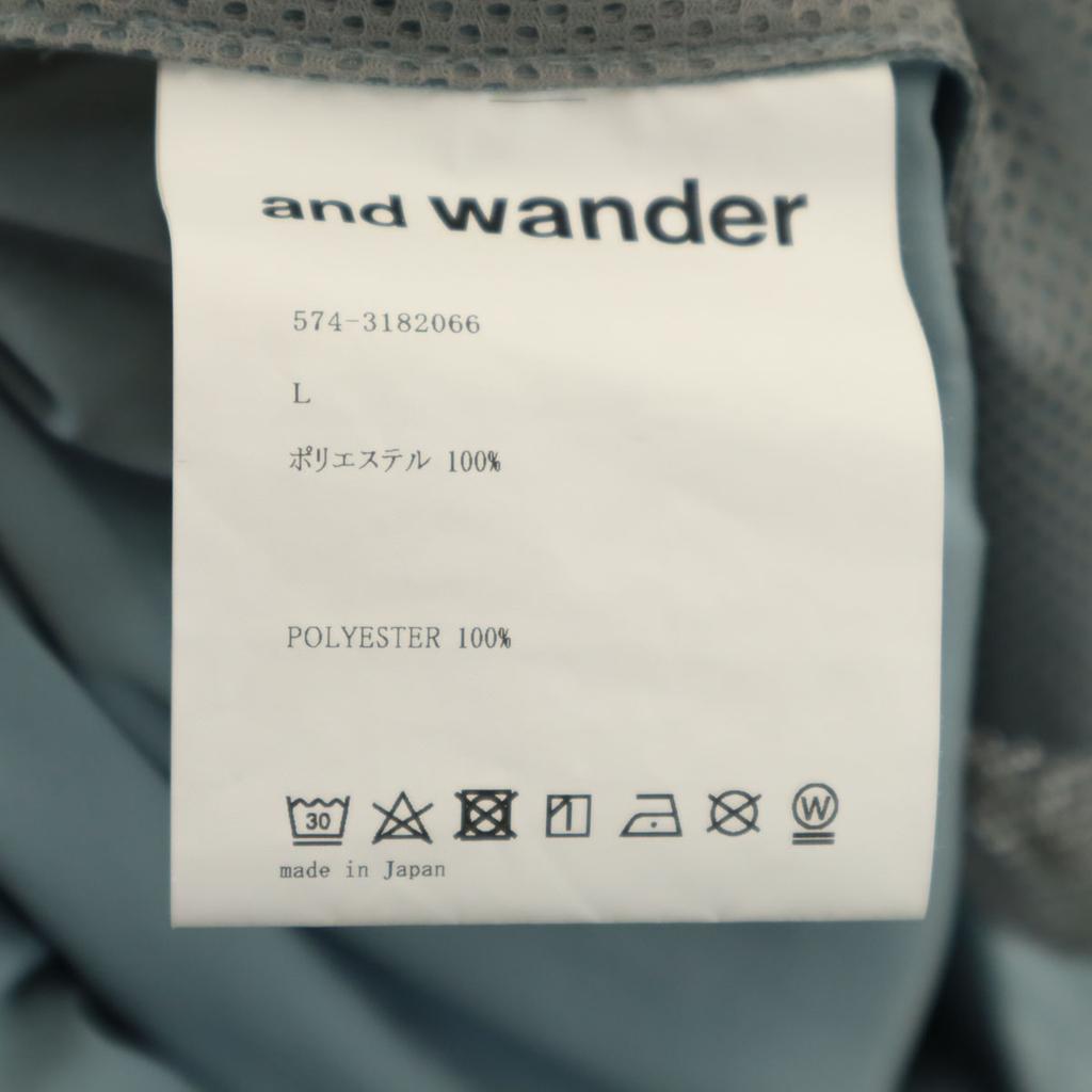and wander made in Japan Stretch pants L Blue Outdoors Women Used