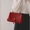 Light Luxury Red Design Sense Crossbody Bag Leather Texture Women's Bride Wedding Bag  New High-Grade Large Capacity Handbag