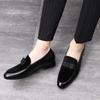 Schleife Wildleder Anzugschuhe Herren Bankett Business Formell 2024 Party Hochzeitsschuhe für Mann Bräutigamschuhe Lässige Loafer
