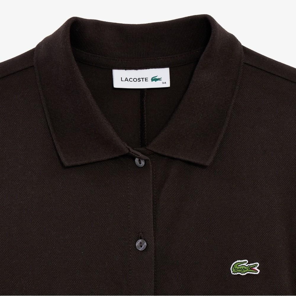 [lacoste] Women's Fit-and-Flare Short-Sleeve Pique Dress EF211E-56G3LA