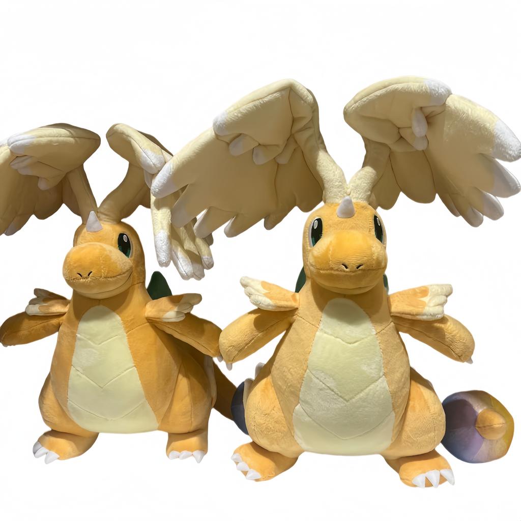 Mega Dragonite Peluches Pikachu Plush Charizard Dragonite Holding Dratini Stuffed Doll Tyranitar Cute version Anime Doll