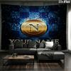 SSC Napoli Custom Name Wall Tapestry Aesthetic Wall Hanging Printed Fabric Blanket Decorative Tapestries for Bedroom Living Room Home Decor