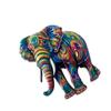 Cute Elephant Bohemian Pattern Resin Relief Magnet Traditional Design Stereo Relief For Refrigerator Travel Souvenir Magnetic