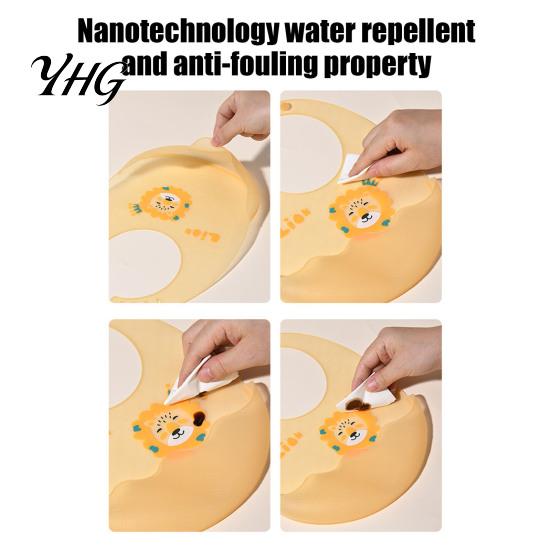 Easy Clean Toddler Bibs Silicone Baby Bib with Food Catcher Pocket, Waterproof Lightweight Adjustable Infant Eating Babies Feeding Bib, Foldable for