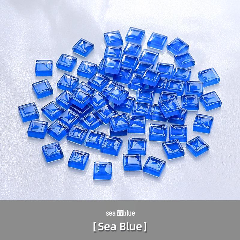1cm Crystal Glass Colored Stones Mosaic DIY Kit for Kids