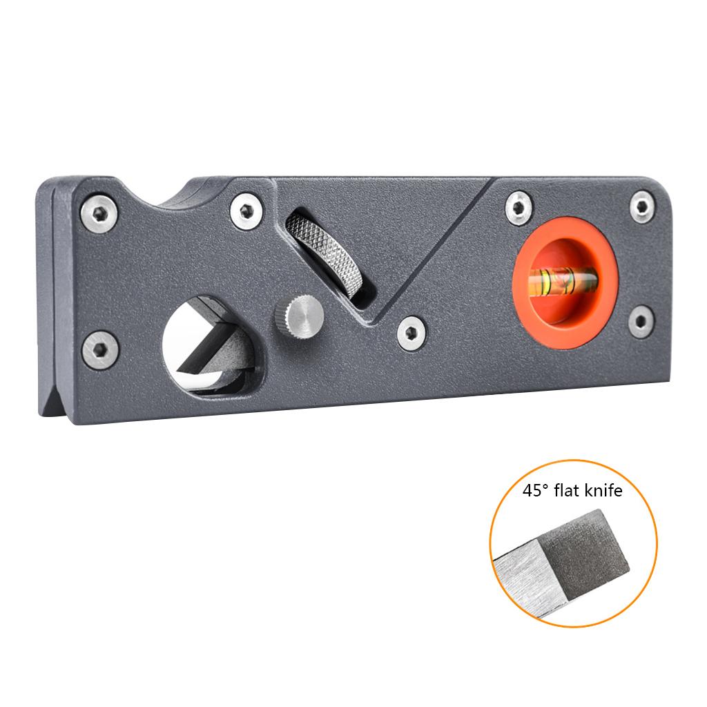 Chamfer Plane for Wood, Professional Woodworking Edge Corner Flattening Tool