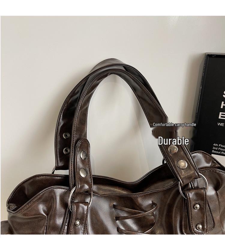 Women's High-End Large Capacity Versatile Tote and Crossbody Bag