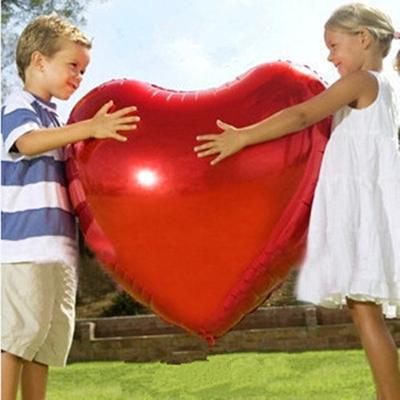 Wedding Balloons Big Heart Helium Balloon Valentine's Day Foil Balloons Wedding Decoration Air Party Balloons Love Ballons