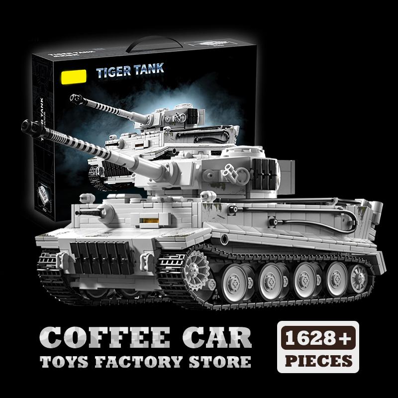 Military Heavy Tank Building Block Toys Army Armored Cars MOC Bricks Sets Soldier Panzer Model Adult Children Birthday Gifts DIY
