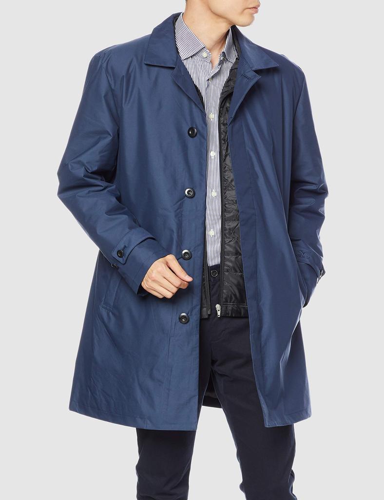 Lifestyle Wear Business Coat with Removable Inner and Padded Breath Thermo and C2JE8523 3-Way Vest, Heat-Generating, Windproof, Water-Repellent,