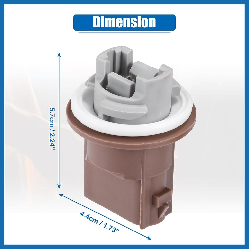 2pcs No.8A8Z13411A/645196 Parking Turn Signal Brake Tail Lights Bulb Sockets for Ford F-150 04-10 for Ford F-250 F-350 F-450 Super Duty for Ford