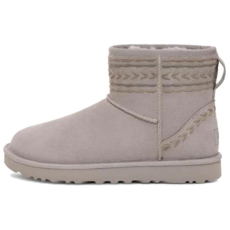 UGG CLASSIC MINI Snow Boots Women s Gray Sneakers 1170710-CPF 38 серый