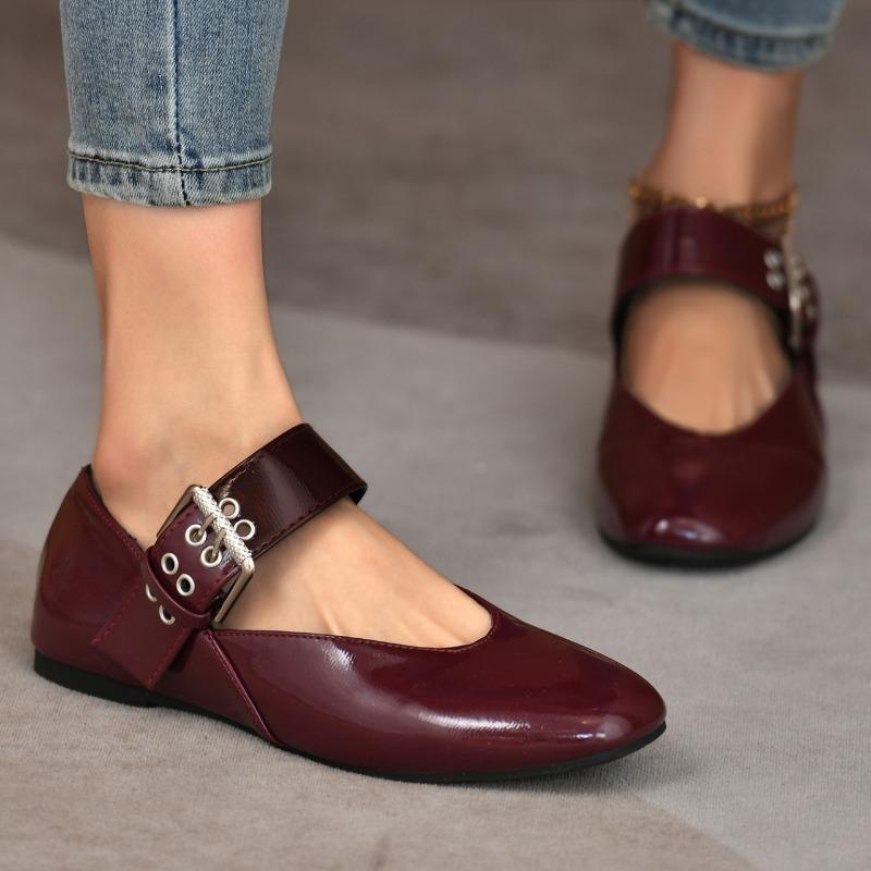 2025 Damen Flats Schuhe Flacher Ausschnitt Herbst Spitzschuh Slipper Ballerinas Neu Herbst Leopard Retro Kleiderschuhe Zapatos De Mujer