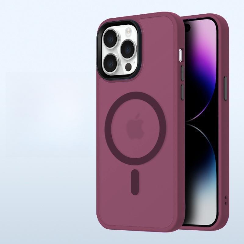 

Подходит для Apple 16proMax Магнитный чехол для телефона с зарядкой Udun iPhone 15 Матовый на ощупь 14 Противоударный защитный чехол iPhone12proMax