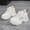 Factory Heightening Dad Shoes Women's Small 2025 Spring Lightweight Thick-soled Soft-soled Mesh Breathable Sneakers
