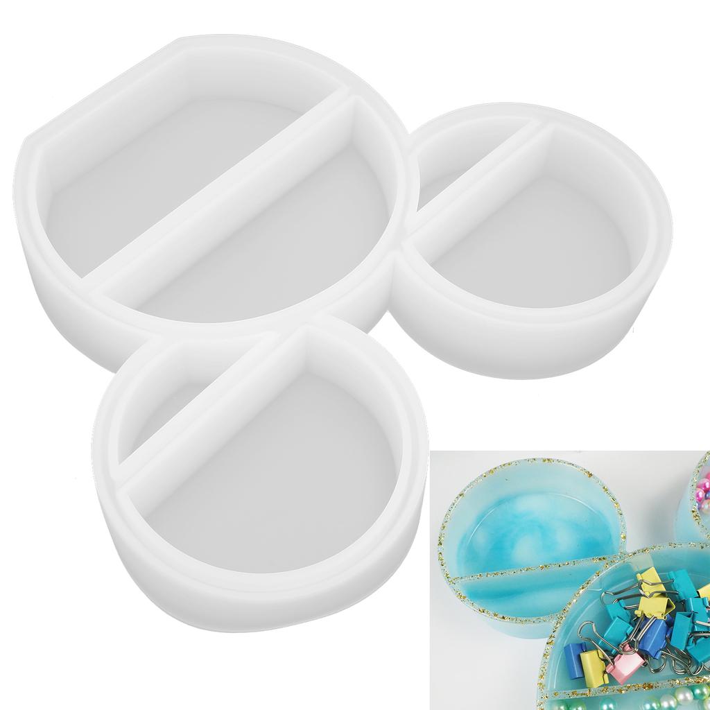 Storage Box Silicone Mold Flexible Durable Epoxy Resin Molds for Making Resin Molds