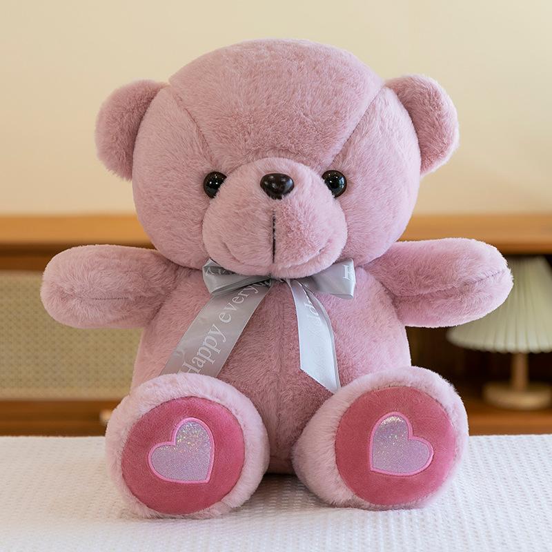 Pullover Bär Puppe niedlicher Teddybär Plüschtier sitzender Stil als Herz Umarmungsbär Mädchen Geschenk