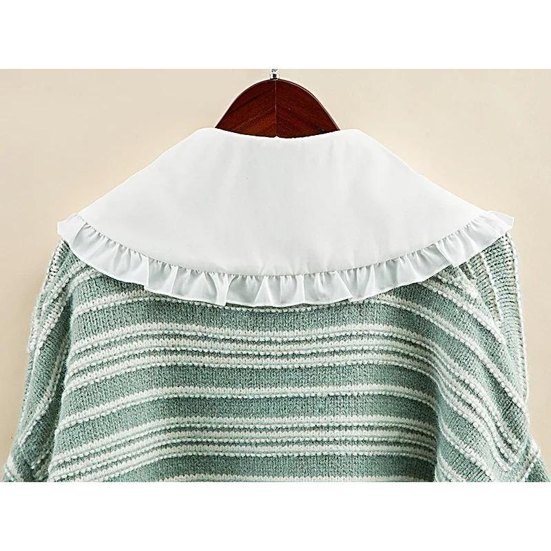 Vintage Lapel Fake Collar for Women Shirt White False Collars Woman Removable Detachable Collar Faux Col Lady Dress Decor