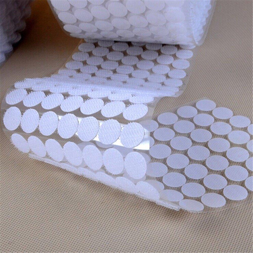 10mm White Waterproof Velcro Self Adhesive Dot 500PCS