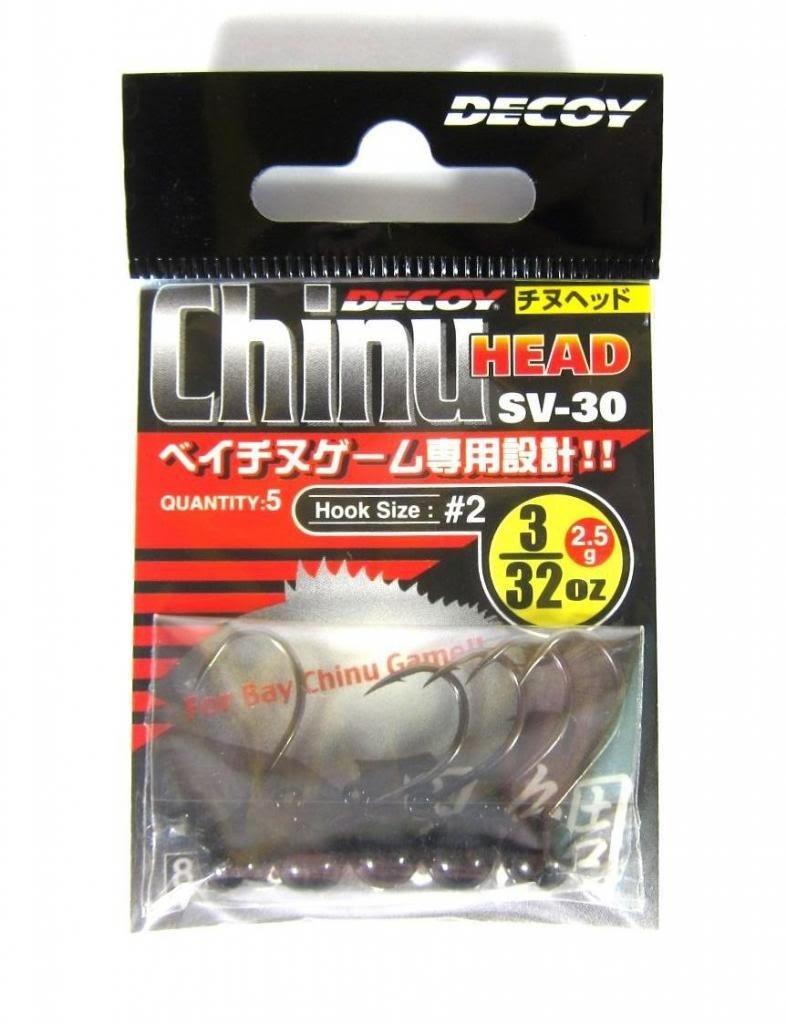 Katsuichi Decoy SV-30 Chinu Head #2-3.5g (1/8oz) #2