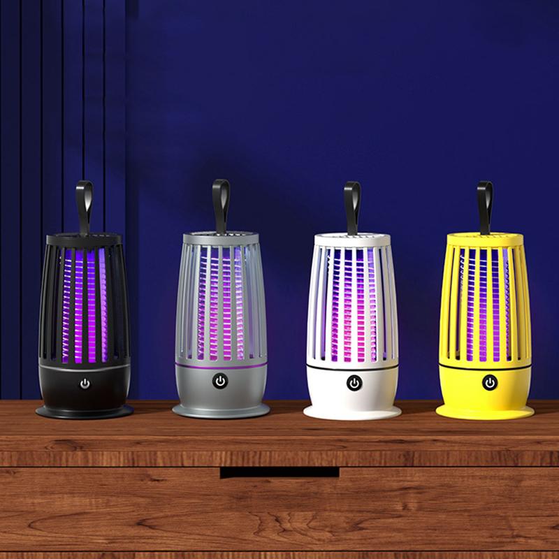 1 Set Portable Electronic Pest Repellent Anti Mosquito Uv Light Usb-Powered Mute Mosquito Killer Lamp For Indoor Outdoor Camping