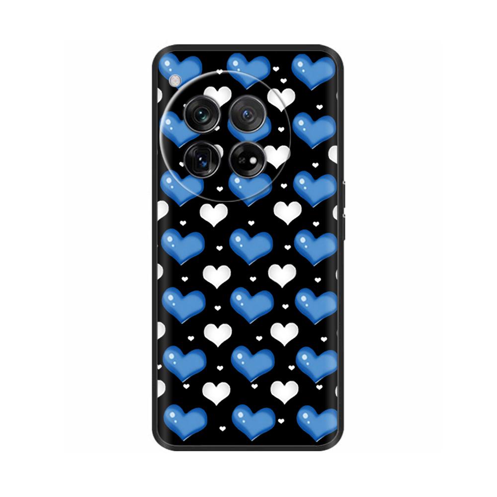 Para OnePlus 12 Funda de Teléfono Negra de TPU Suave Para One plus 12R Carcasa En Oneplus12 5G 1+12 Protector Parachoques Silicona Funda Suave Fundas