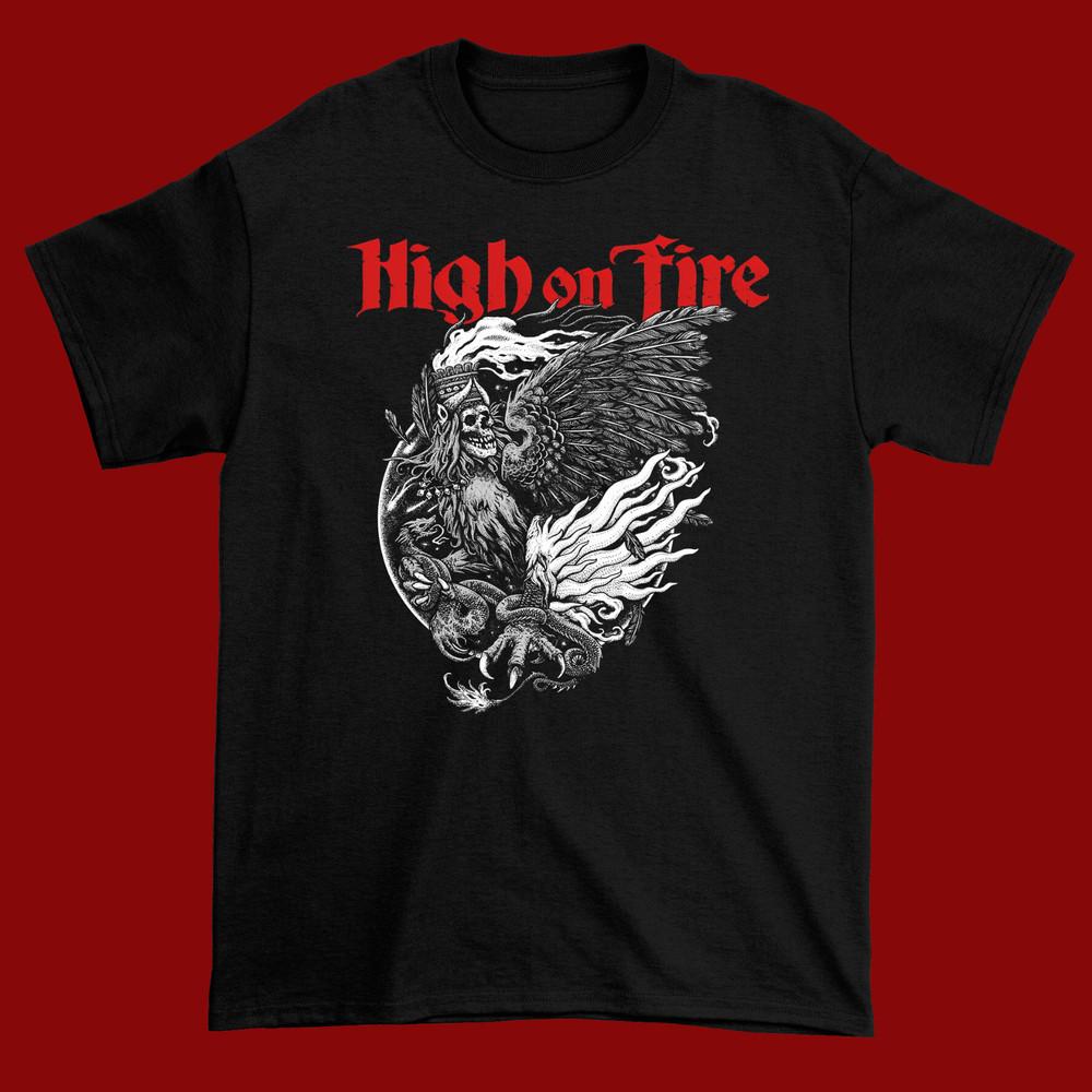 RARE! High On Fire Black Cotton T-Shirt All size S-345XL BS236 Unisex T-Shirt S