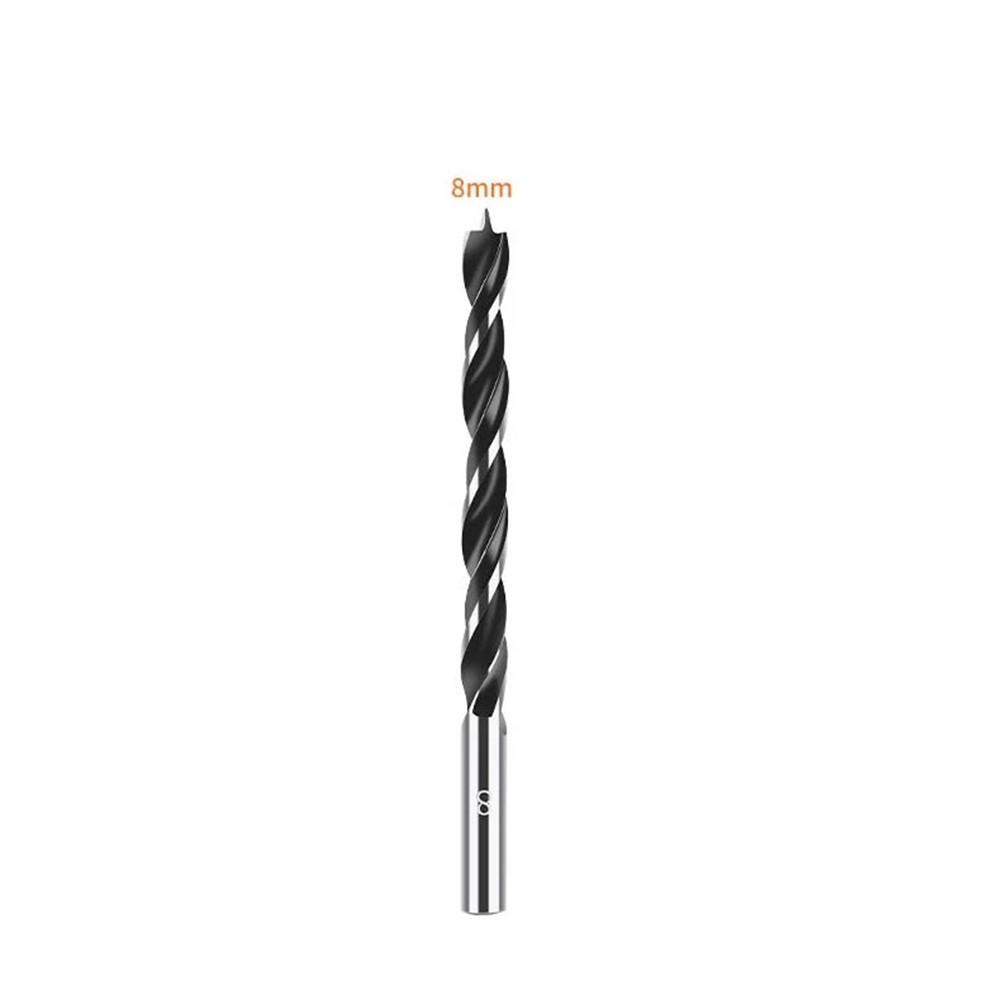 

1pc Threepoint Wood Drill Bit High Carbon Steel Spiral 3 10mm Diameter & Length