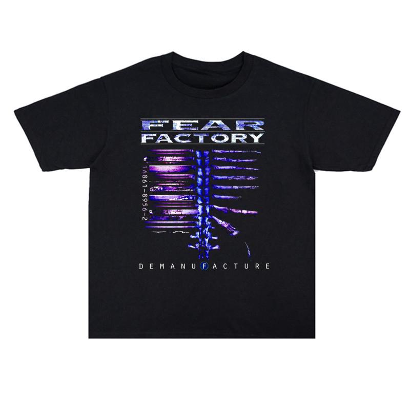 2025 Summer Rock Alternative Metal Horror Factory Band Printed Cotton Men's and Women's T-shirt High Quality Short Sleeve Men's