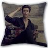 New Arrival Shawn Mendes Pillowcase Cotton Linen Fabric Square Zipper Pillowcase 45X45Cm Wedding Decorative Pillow Cover